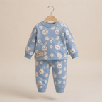 Blue Bunny Fleece Set for Kids