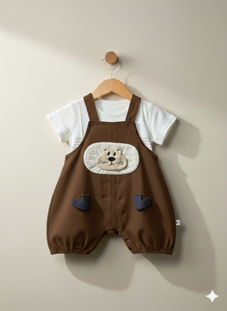 Little Cub Dungaree Set