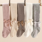 Premium Quality Anti-Pilling Ribbed Bow Baby Leggings