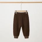 Boys Brown Knitted Sweater & Trouser Set