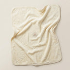 Double-Ply Embossed Baby Blanke-Yellow