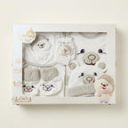 Elegant Kids Panda Collection 10-Piece Baby Gift Set-Grey