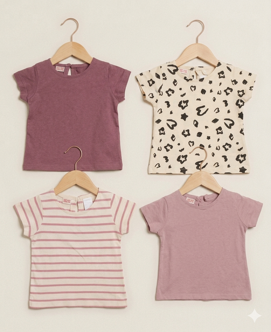 Mini Everyday Tees – Pack of 4