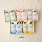 Journey Baby Lace Bow Gift Box Socks Set-0-12M