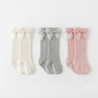 Baby Girl Bow Socks | Toddler Cotton Stockings