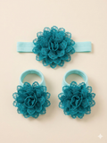 Teal Headband & Barefoot Set