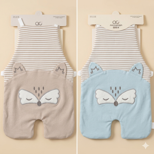 Sleepy Fox Full Body Smock Bib for Babies & Toddlers
