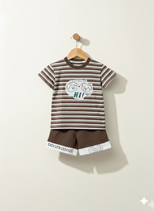 Little Buddy Striped Set