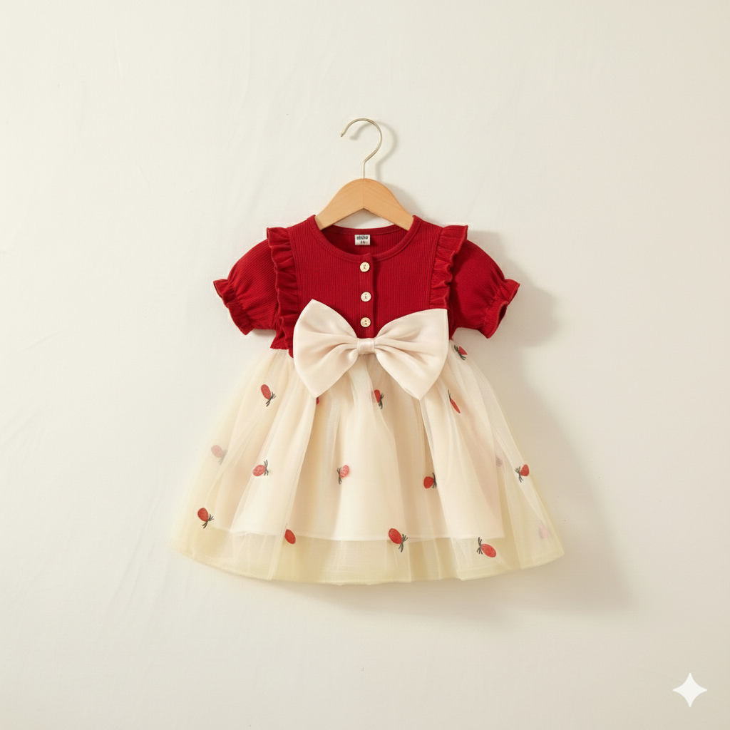 Berry & Pine Party Dress