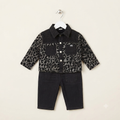 Rebel Leopard Denim Set Unisex-3pc