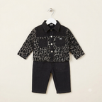 Rebel Leopard Denim Set Unisex-3pc