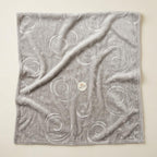 Double-Ply Embossed Baby Blanke-Grey