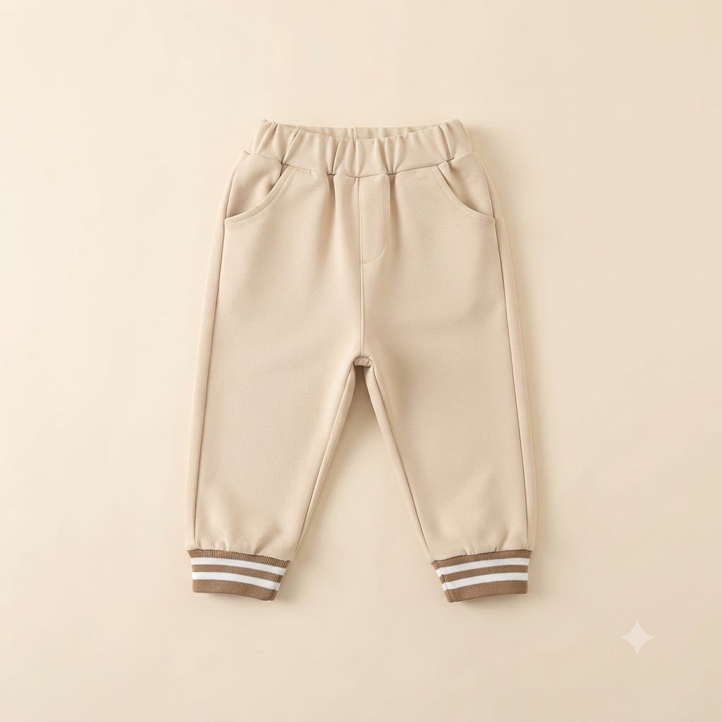 Gentleman Geometric Vest and Pants Set – Light Beige