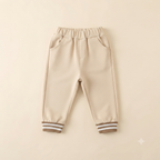 Gentleman Geometric Vest and Pants Set – Light Beige