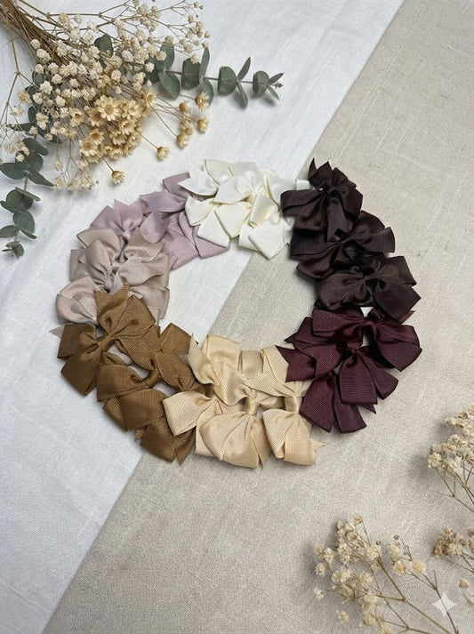 Everyday Bow Collection-Beige Browns