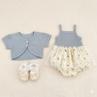 Blossom Breeze Baby Romper Dress