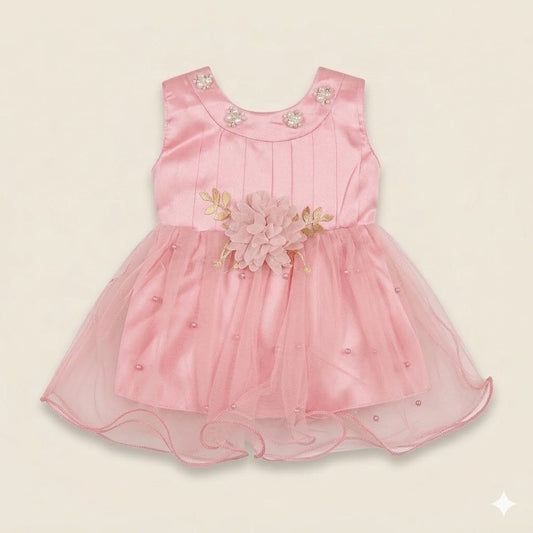 Baby Pink Bloom Baby Dress