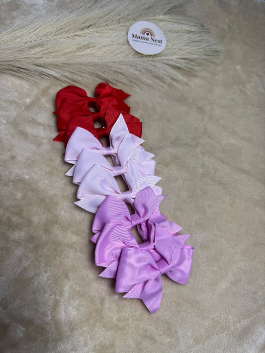 Mini Bow Pins set- lavender