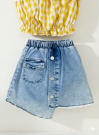 Sunny Checks Skirt Set