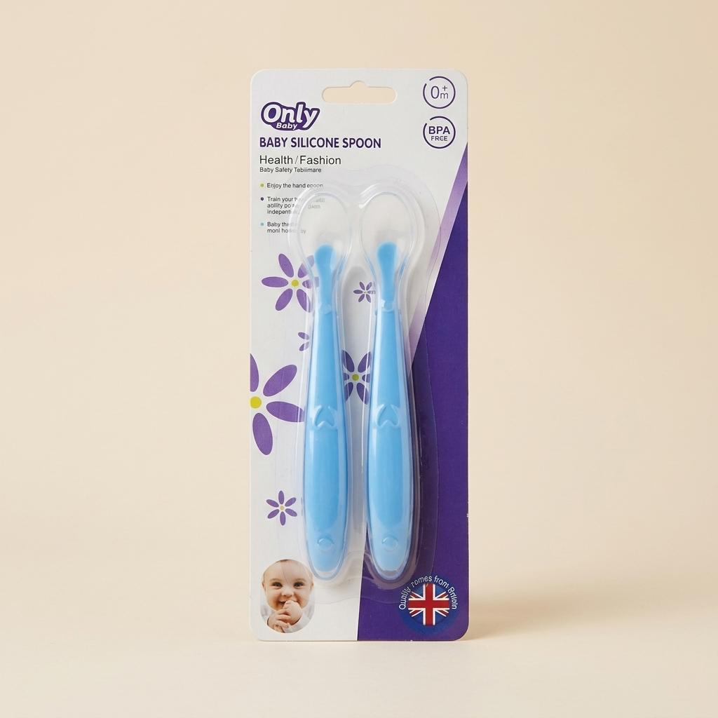 Only Baby Silicone Training Spoon (2-Pack)
