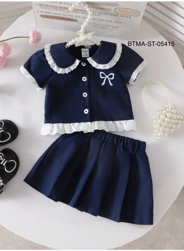 Midnight Charm Skirt Co-ord Set