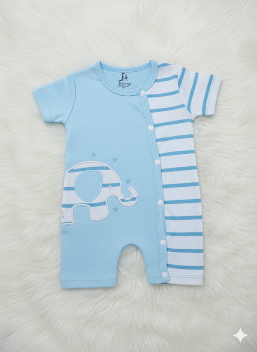 Tiny Elephant Cuddle Romper