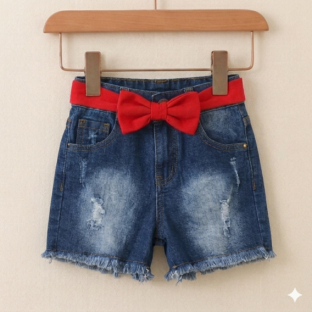 Cherry Charm Denim Set