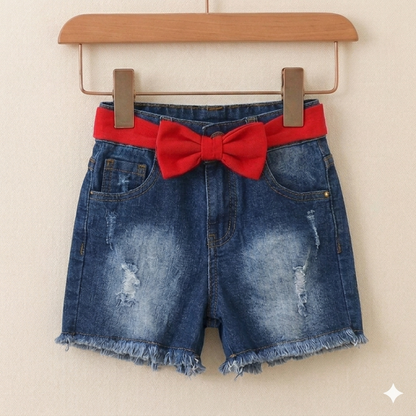 Cherry Charm Denim Set