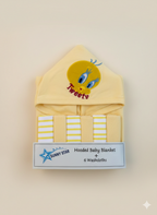SnuggleHood Baby Blanket Set (6 Washcloths)