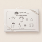 Elegant Kids Panda Collection 10-Piece Baby Gift Set-Grey