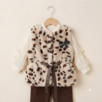 Snow Leopard Luxe Faux Fur 3-Piece Winter Set